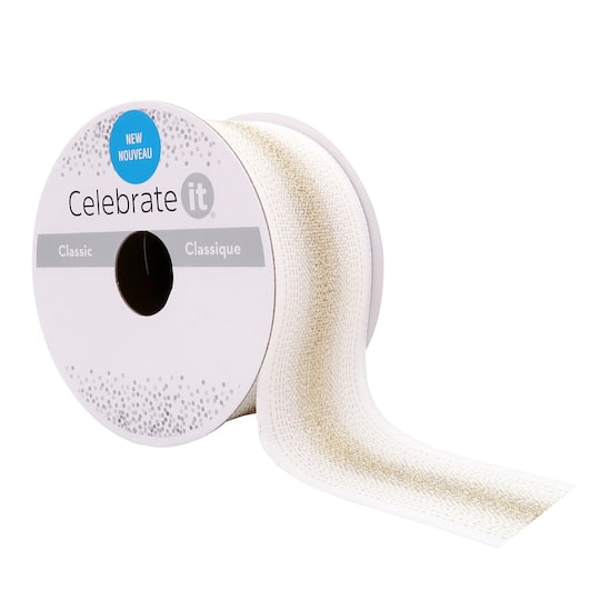 12 Pack: 1.5" x 3yd. Metallic Wired Ombre Ribbon by Celebrate It™